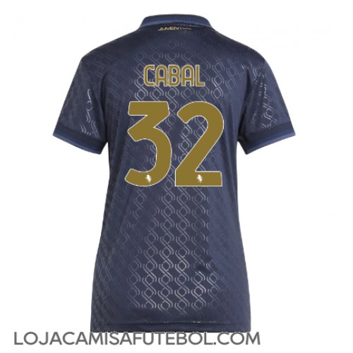 Camisa de Futebol Juventus Juan Cabal #32 Equipamento Alternativo Mulheres 2024-25 Manga Curta